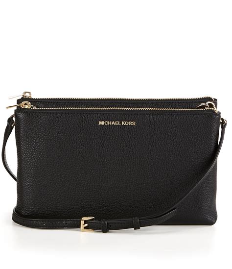 michael kors adele black multi messenger bag|Adele Logo Crossbody Bag .